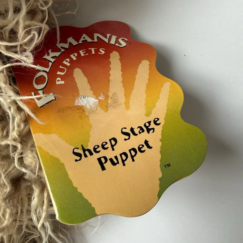 NWT Folkmanis Sheep Stage Puppet 13